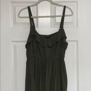 High low spaghetti strap dress